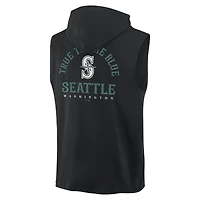 Sweat à capuche sans manches Fire Speed ​​des Seattle Mariners, noir, Fanatics, pour homme