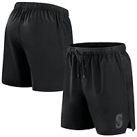 Men's Fanatics Black Seattle Mariners Front Office Micro Tonal Shorts