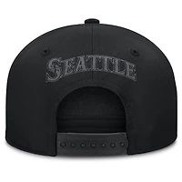 Men's Fanatics Black Seattle Mariners Platoon Adjustable Hat