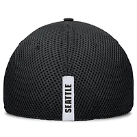 Men's Fanatics Black Seattle Mariners Spacer Mesh Flex Hat