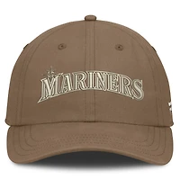 Casquette ajustable Fanatics marron Seattle Mariners Level Up Herth pour homme