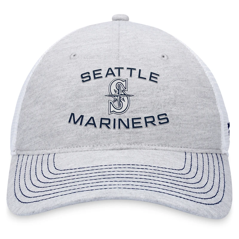 Men's Fanatics Gray Seattle Mariners Trucker Adjustable Hat