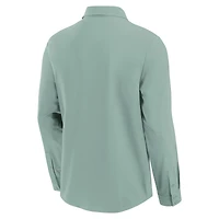 Men's Fanatics Green Seattle Mariners Front Office Long Sleeve Button-Up Shirt