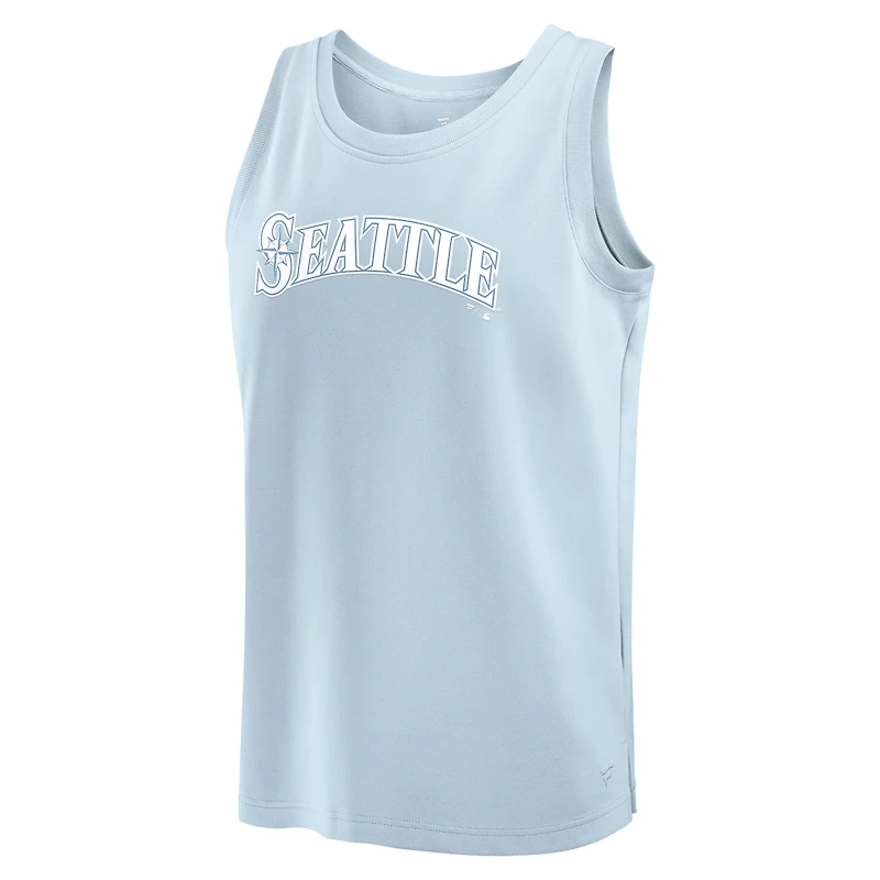 Débardeur Fanatics bleu clair Seattle Mariners Elements pour hommes