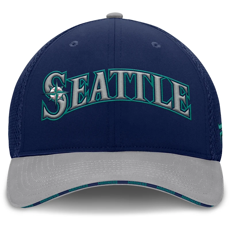 Men's Fanatics Navy/Gray Seattle Mariners Pennant Flex Hat