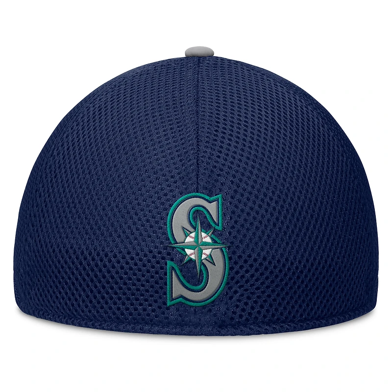 Men's Fanatics Navy/Gray Seattle Mariners Pennant Flex Hat
