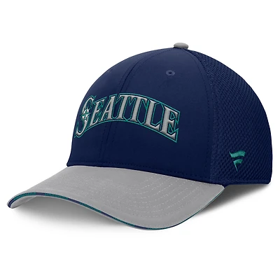 Men's Fanatics Navy/Gray Seattle Mariners Pennant Flex Hat