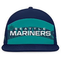 Men's Fanatics Navy/Teal Seattle Mariners Clubhouse Splitter Snapback Hat