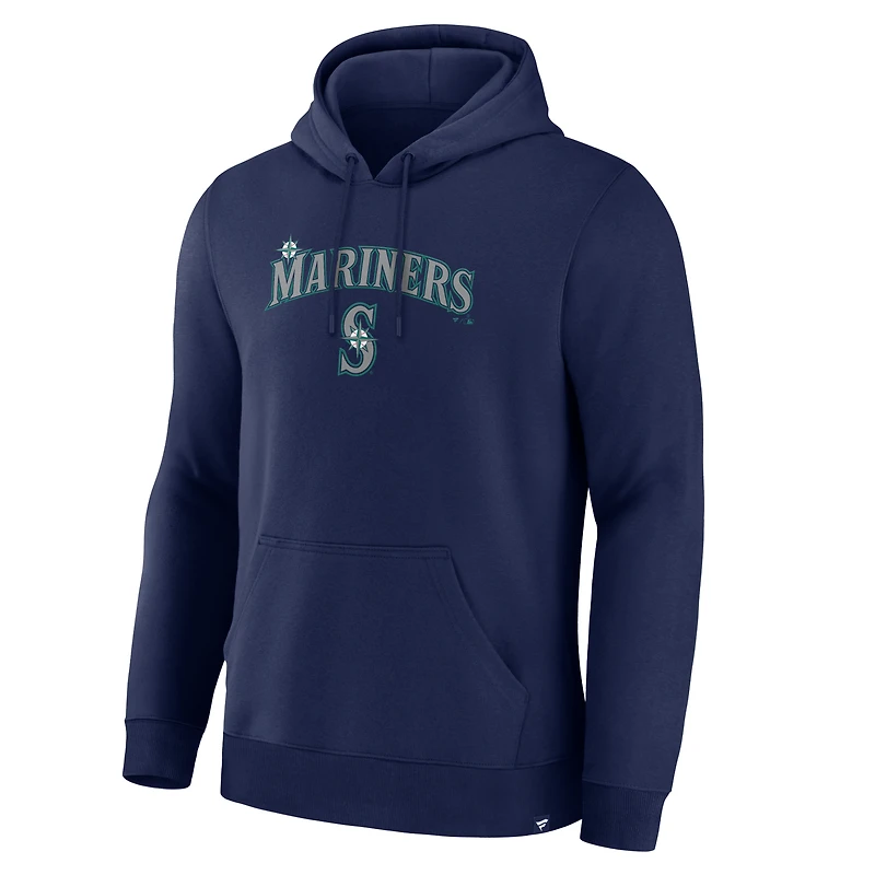 Men's Fanatics Navy Seattle Mariners Lock-Up Legacy Hoodie