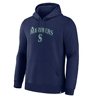 Men's Fanatics Navy Seattle Mariners Lock-Up Legacy Hoodie