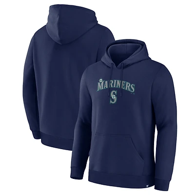 Sweat à capuche Fanatics Navy Seattle Mariners Lock-Up Legacy pour homme