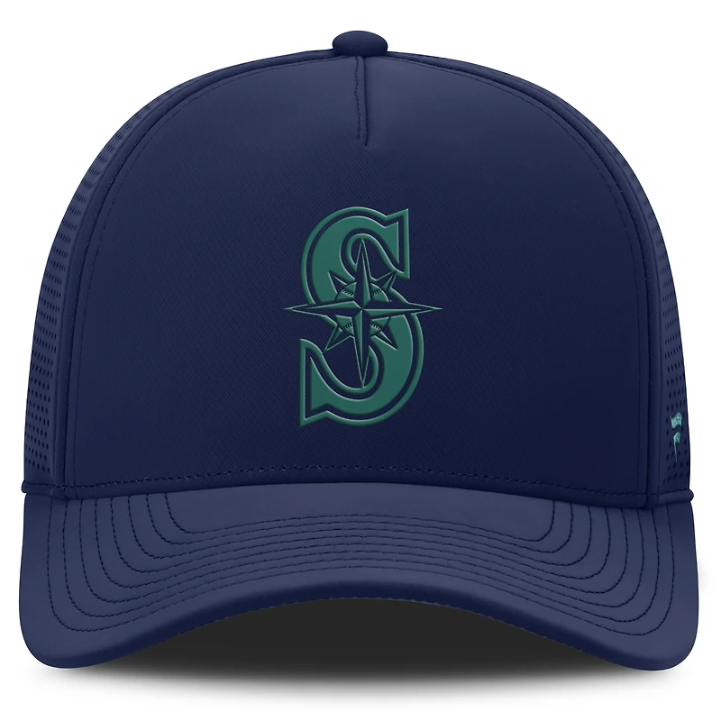 Casquette ajustable perforée bleu marine Seattle Mariners pour homme de Fanatics