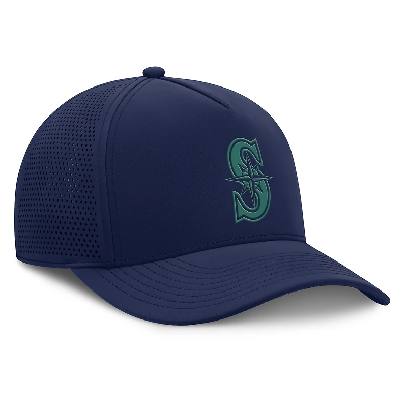 Men's Fanatics Navy Seattle Mariners Perforated Adjustable Hat