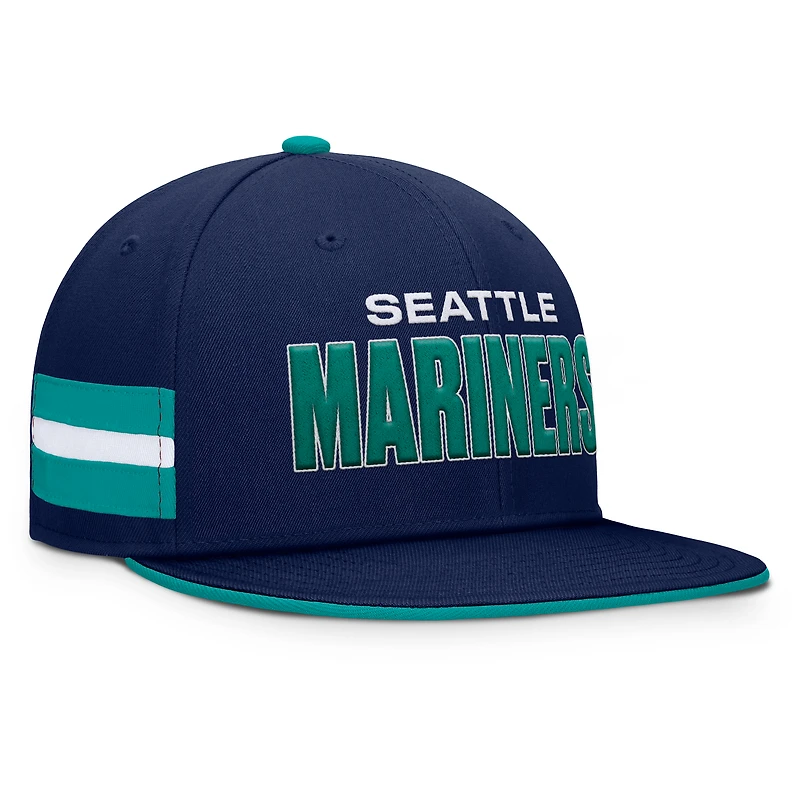 Men's Fanatics Navy Seattle Mariners Pick Off Fitted Hat