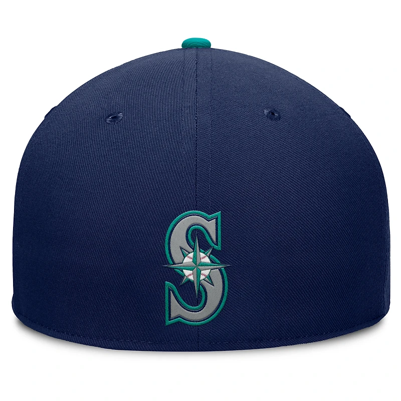 Casquette ajustée Fanatics Navy Seattle Mariners Pick Off pour homme