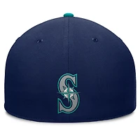 Casquette ajustée Fanatics Navy Seattle Mariners Pick Off pour homme