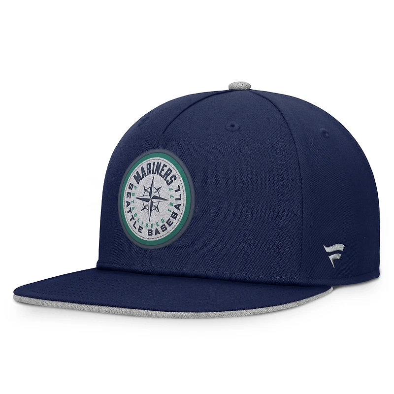 Men's Fanatics Navy Seattle Mariners Velo Snapback Hat