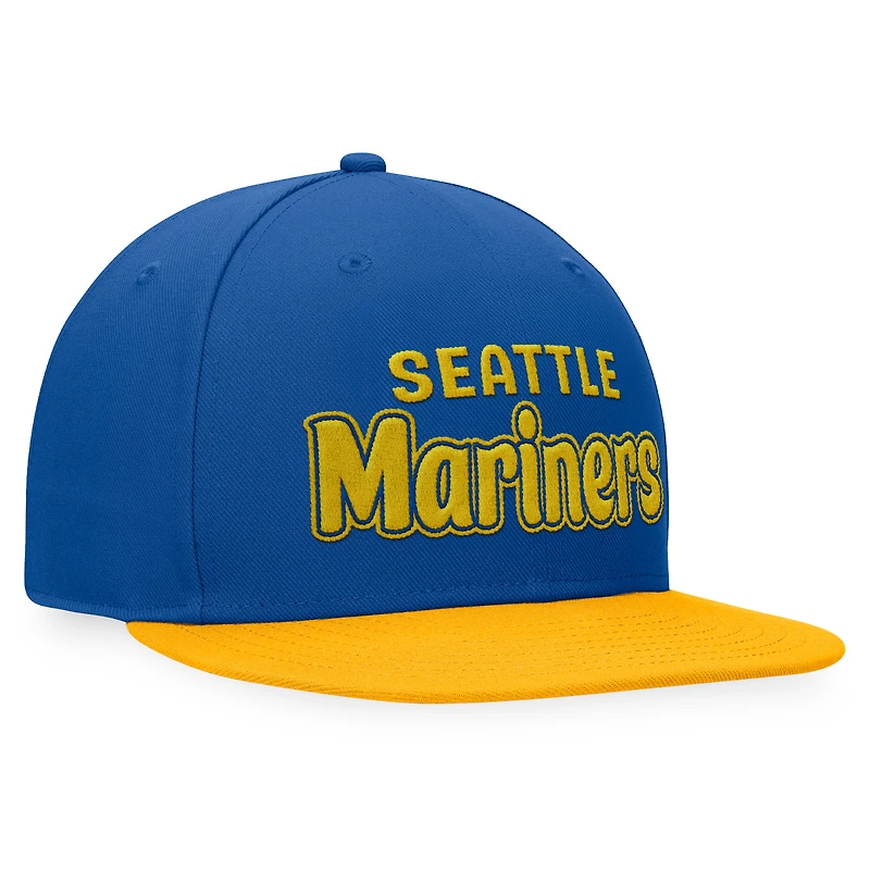 Men's Fanatics Royal Seattle Mariners Cooperstown Collection Hurler Fitted Hat