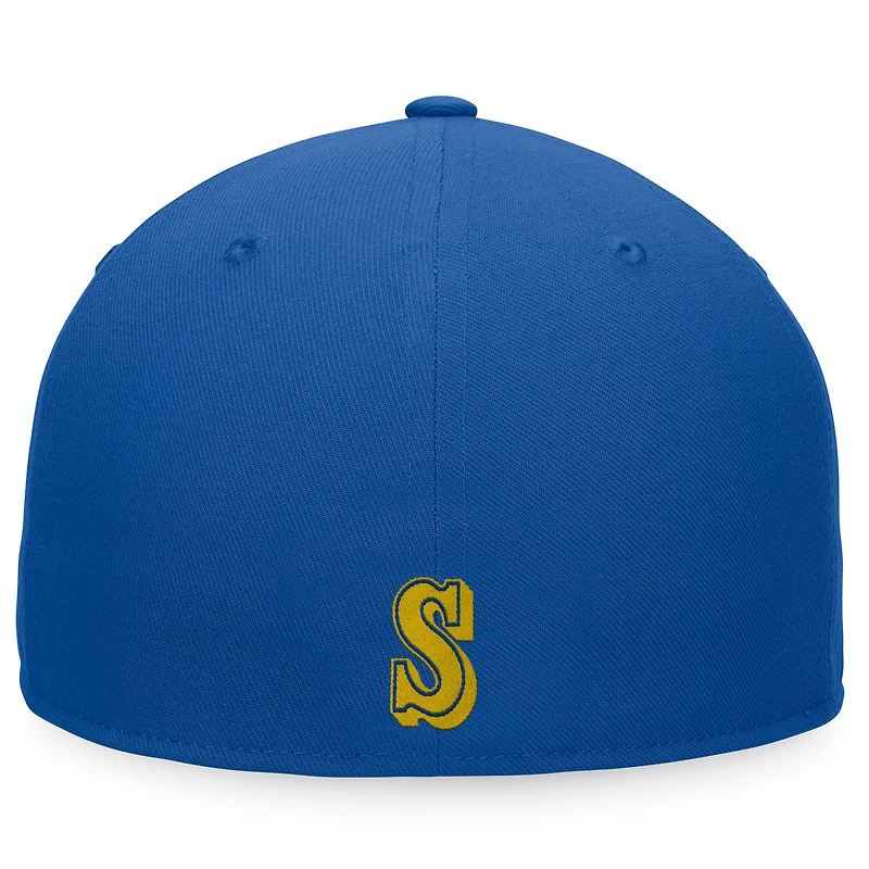 Casquette ajustée Hurler Fanatics Royal Seattle Mariners Cooperstown Collection pour hommes