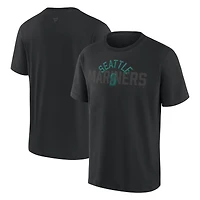 Men's Fanatics Seattle Mariners Black Out Heavyweight T-Shirt