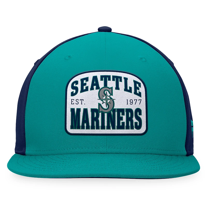 Men's Fanatics  Teal Seattle Mariners Seattle Mariners Cycle Snapback Hat
