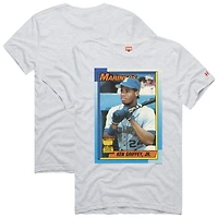T-shirt homme hommage à Ken Griffey Jr., Royal Seattle Mariners, Topps, en mélange de trois matières