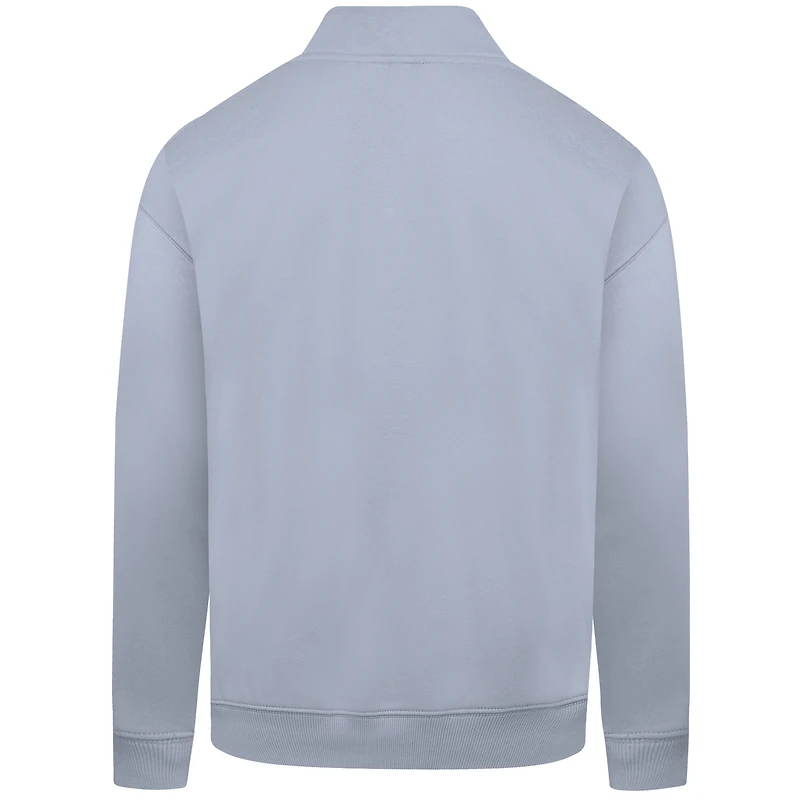 Sweat-shirt à glissière quart de tour Murray gris pour homme la collection Cooperstown des Seattle Mariners Levelwear