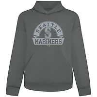 Sweat à capuche gris Luxe Signature Banner Arch pour homme des Seattle Mariners de Levelwear