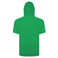 Men's Levelwear Green Seattle Mariners St. Patrick's Day Phase Plaid Short Sleeve T-Shirt Hoodie