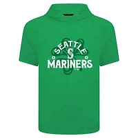 Men's Levelwear Green Seattle Mariners St. Patrick's Day Phase Shamrock Short Sleeve T-Shirt Hoodie