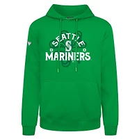 Men's Levelwear  Green Seattle Mariners St. Patrick's Day Podium Shamrock Pullover Hoodie