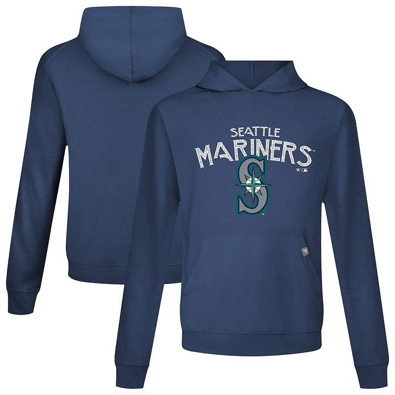 Men's Levelwear Navy Seattle Mariners Accolade Relay Mission Pullover Hoodie