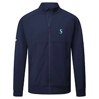 Men's Levelwear  Navy Seattle Mariners Form Insignia 2.0 Full-Zip Jacket