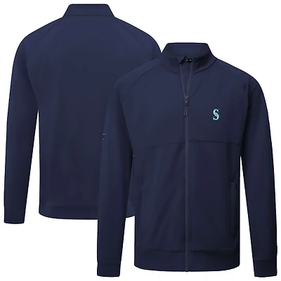 Men's Levelwear Navy Seattle Mariners Form Insignia 2.0 Full-Zip Jacket