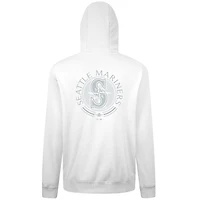 Men's Levelwear White Seattle Mariners Podium Grain Pullover Hoodie