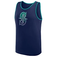 Débardeur bleu marine avec logo athlétique pour homme des Seattle Mariners, succès inégalé
