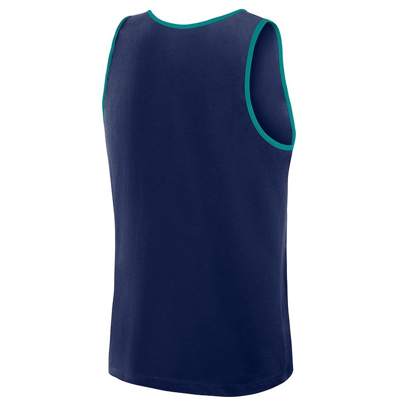 Men's Logo Athletic Navy Seattle Mariners Unmatched Success Tank Top