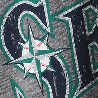 Majestic Threads Hisashi Iwakuma Gris Seattle Mariners Premium T-shirt à trois mélanges avec nom et numéro