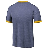 T-shirt tri-mélange Ringer Majestic Threads Royal Seattle Mariners pour hommes