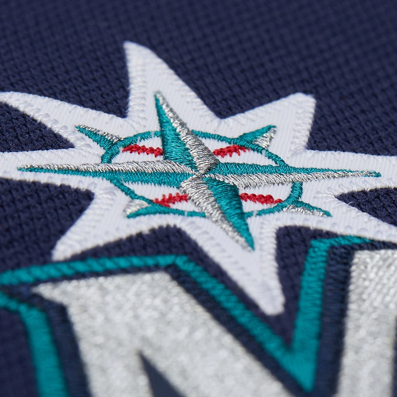 Maillot d'entraînement au bâton bleu marine Mitchell & Ness Felix Hernandez pour homme, collection Cooperstown, des Seattle Mariners