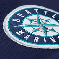 Maillot d'entraînement au bâton bleu marine Mitchell & Ness Felix Hernandez pour homme, collection Cooperstown, des Seattle Mariners