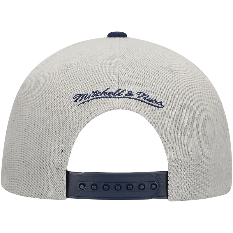 Casquette Snapback à panneau Knock Out des Seattle Mariners de Mitchell & Ness pour hommes