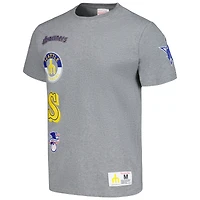 T-shirt Mitchell & Ness Heather Grey Seattle Mariners Cooperstown Collection City pour homme