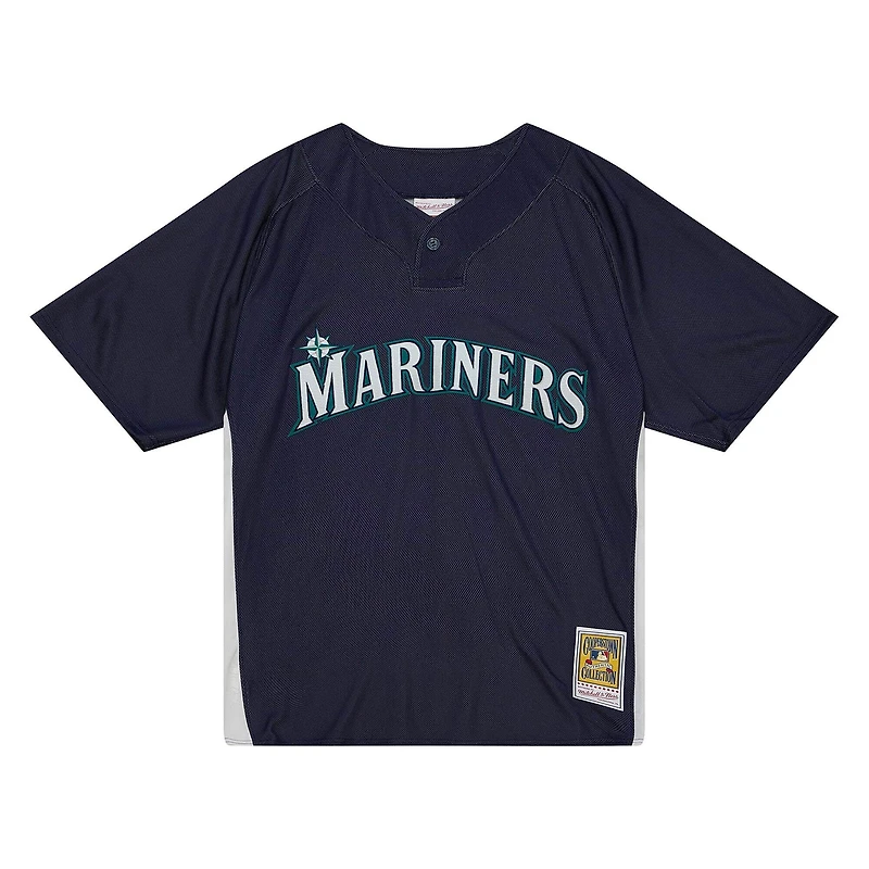 Men's Mitchell & Ness Ichiro Suzuki Navy Seattle Mariners Cooperstown Collection Authentic Batting Practice Jersey