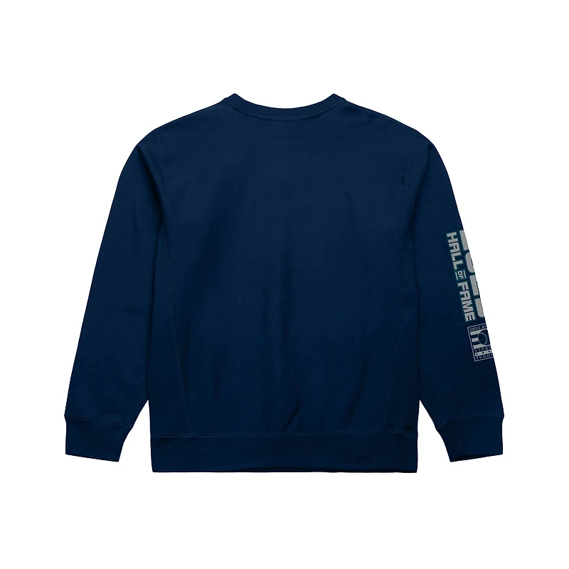 Men's Mitchell & Ness Ichiro Suzuki Navy Seattle Mariners Hall of Fame Sweatshirt
