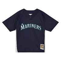 Men's Mitchell & Ness Ken Griffey Jr. Navy Seattle Mariners Cooperstown Collection Authentic Batting Practice Jersey