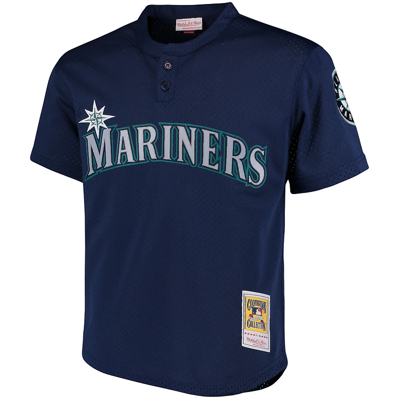 Men's Mitchell & Ness Ken Griffey Jr. Navy Seattle Mariners Cooperstown Collection Mesh Batting Practice Jersey