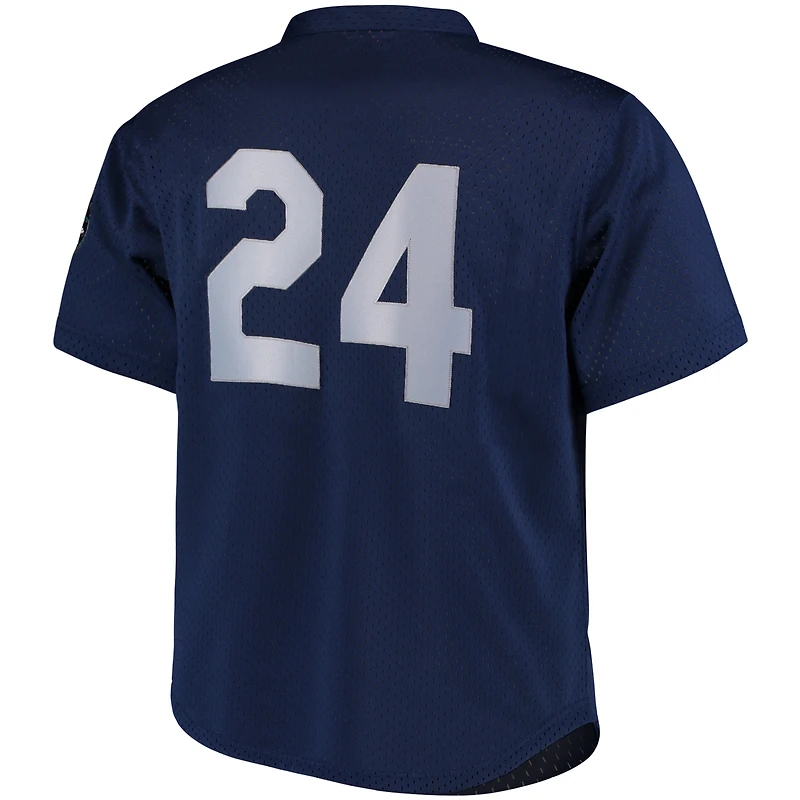 Men's Mitchell & Ness Ken Griffey Jr. Navy Seattle Mariners Cooperstown Collection Mesh Batting Practice Jersey