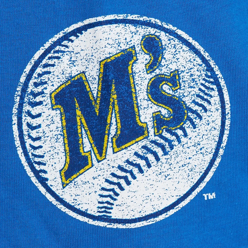T-shirt de joueur la collection Cooperstown Mitchell & Ness Ken Griffey Jr. Royal Seattle Mariners pour hommes