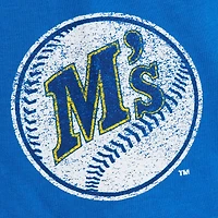 T-shirt de joueur la collection Cooperstown Mitchell & Ness Ken Griffey Jr. Royal Seattle Mariners pour hommes